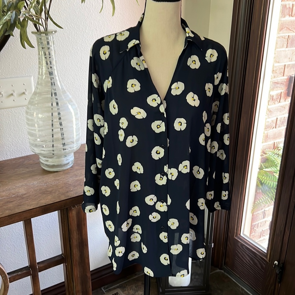 Cabi Go To Button Up, Size S